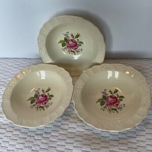 Antique Fruit/Dessert Bowls - Madison Collection - Myott Staffordshire England